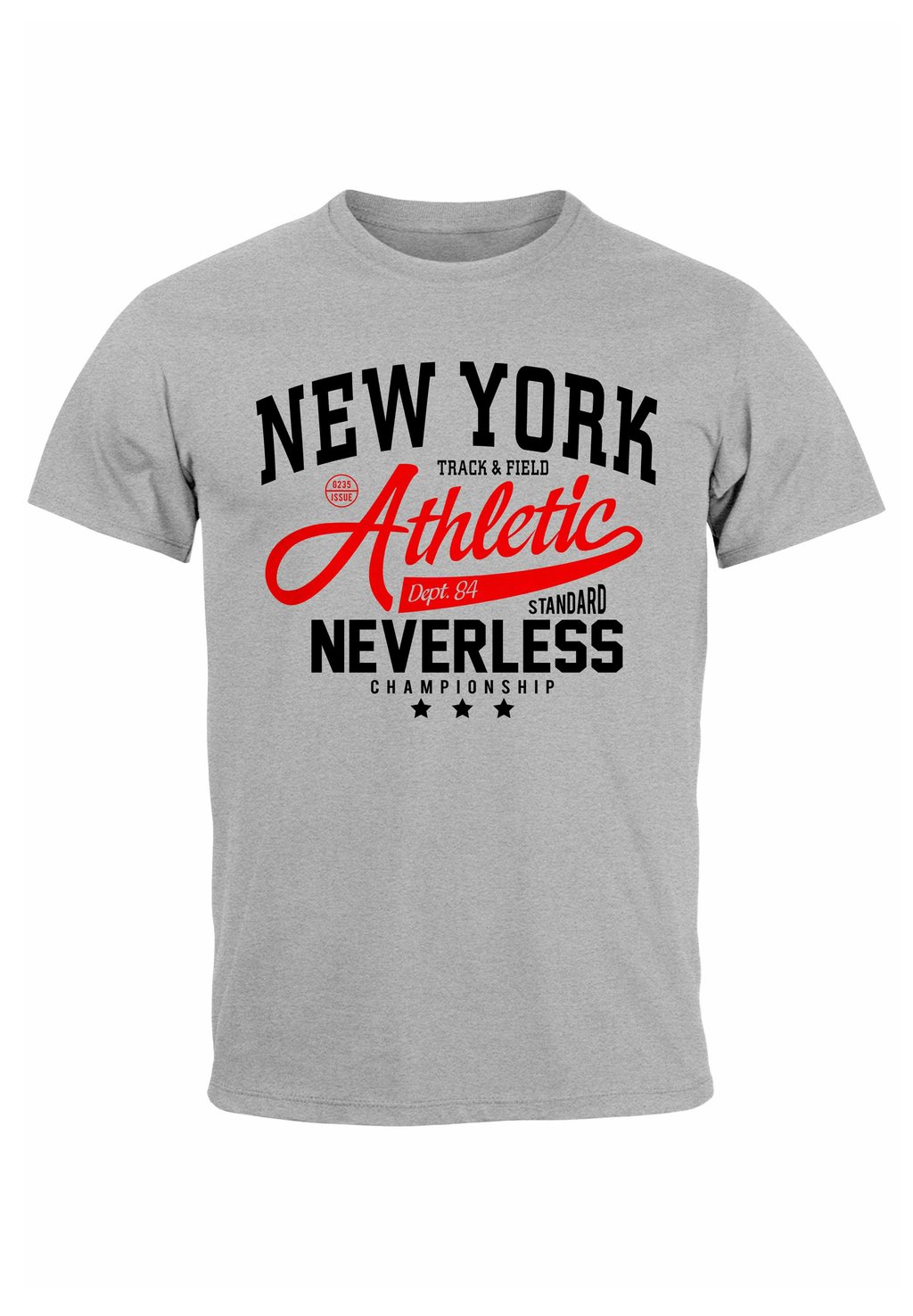 

Футболка с принтом NEW YORK ATHLETIC Neverless, цвет Mottled Grey