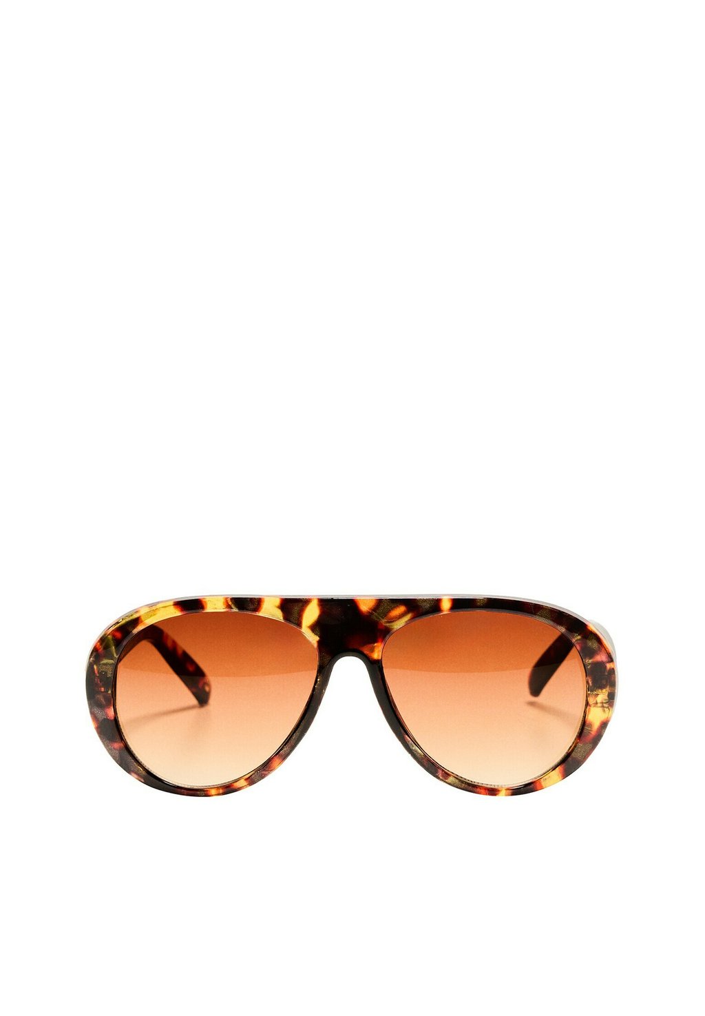 

Солнцезащитные очки RESIN Bershka, темно-коричневый