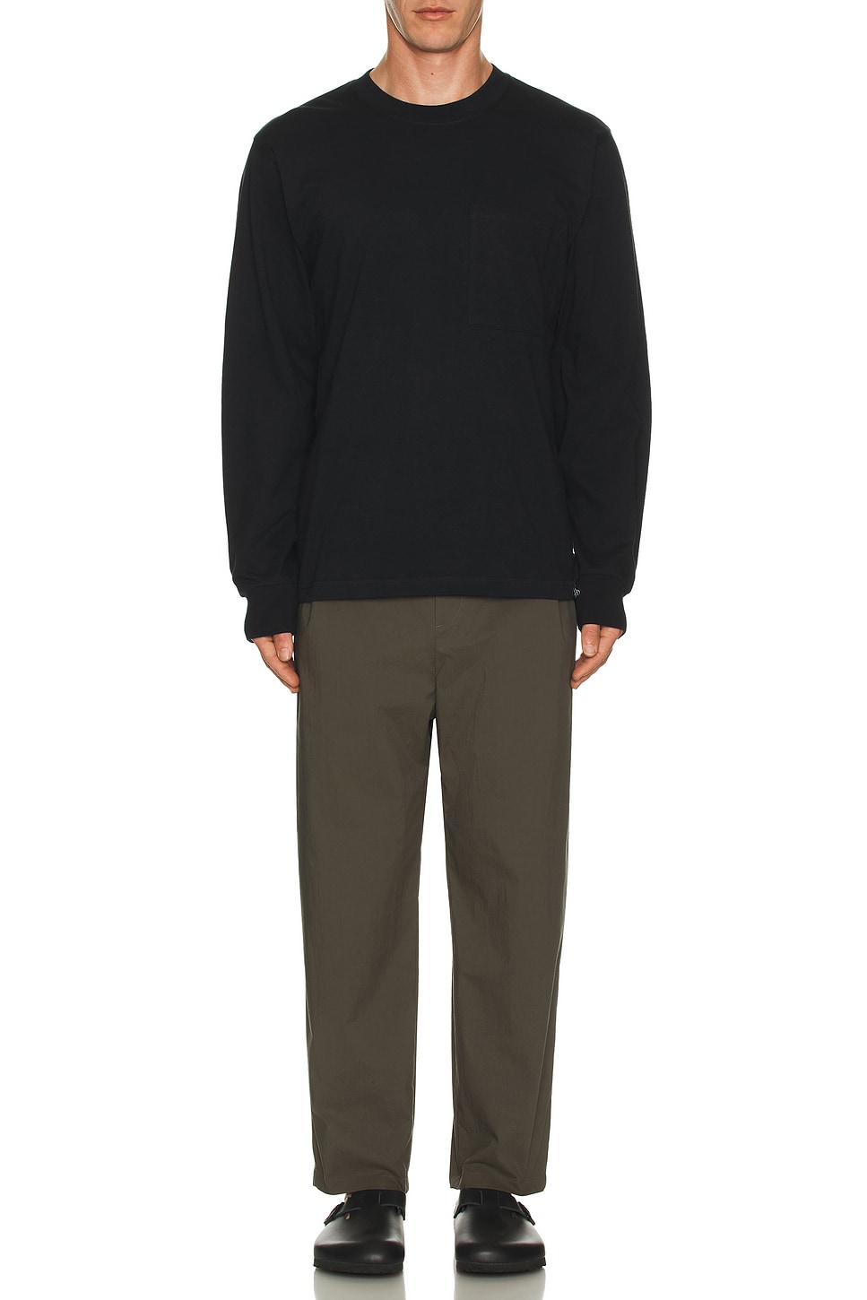 

The Футболка с длинным рукавом Pocket Tee Wao, Black