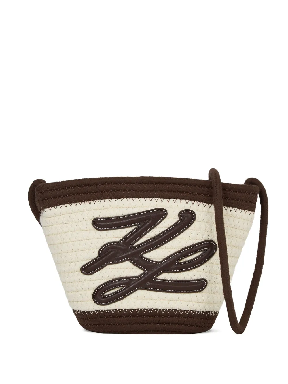 

Маленькая сумка-тоут K/Autograph Karl Lagerfeld, нейтральный