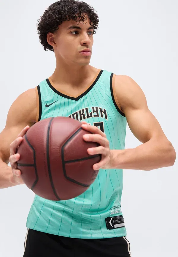 Футболка Nike Performance Wnba New York Liberty 26 Sabrina Ionescu Club Wear, мятный — фото 4