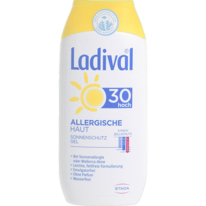

Гель для аллергичной кожи SPF 30 Ladival, 200 ml