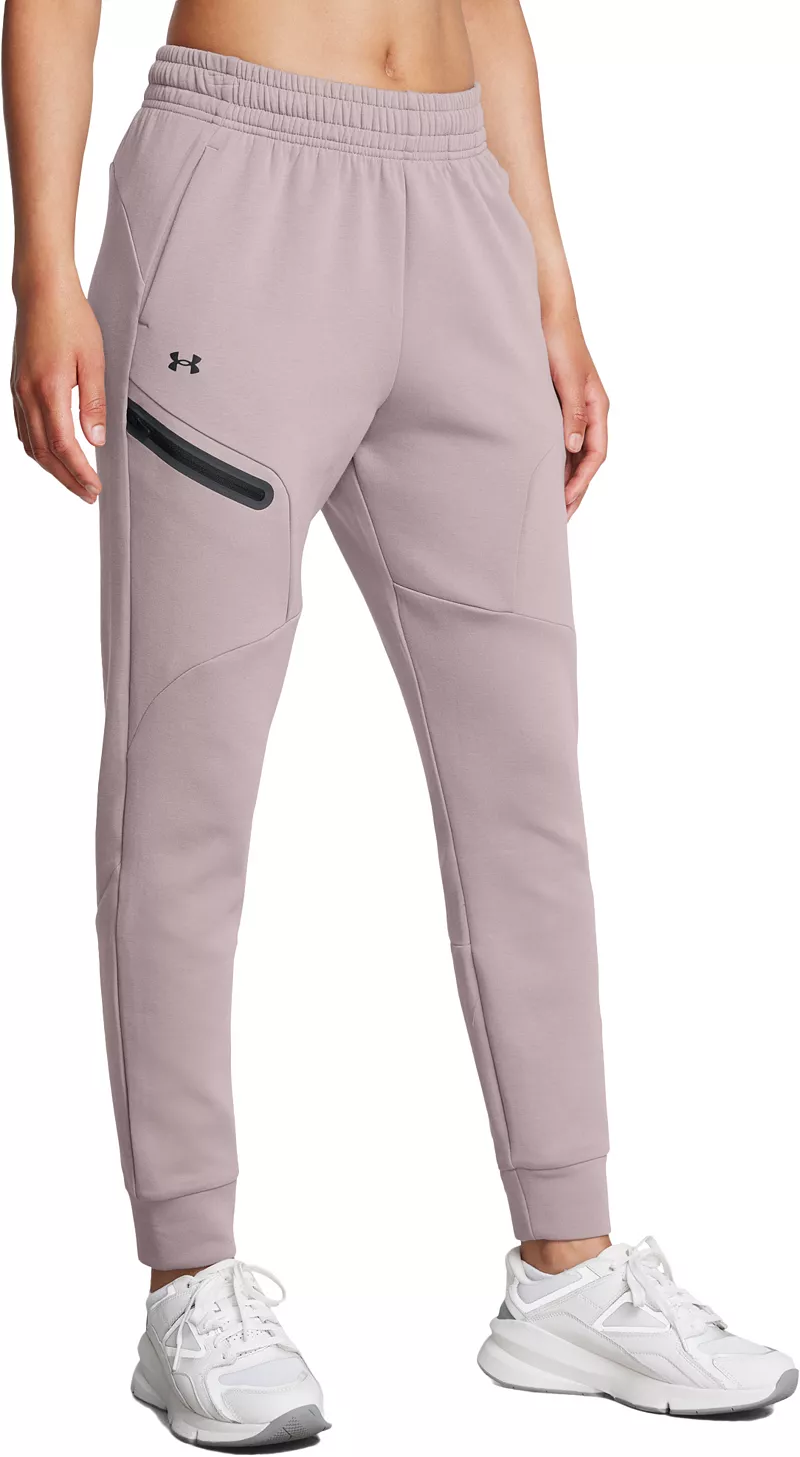

Женские неудержимые флисовые джоггеры Under Armour, цвет Tetra Gray/Black