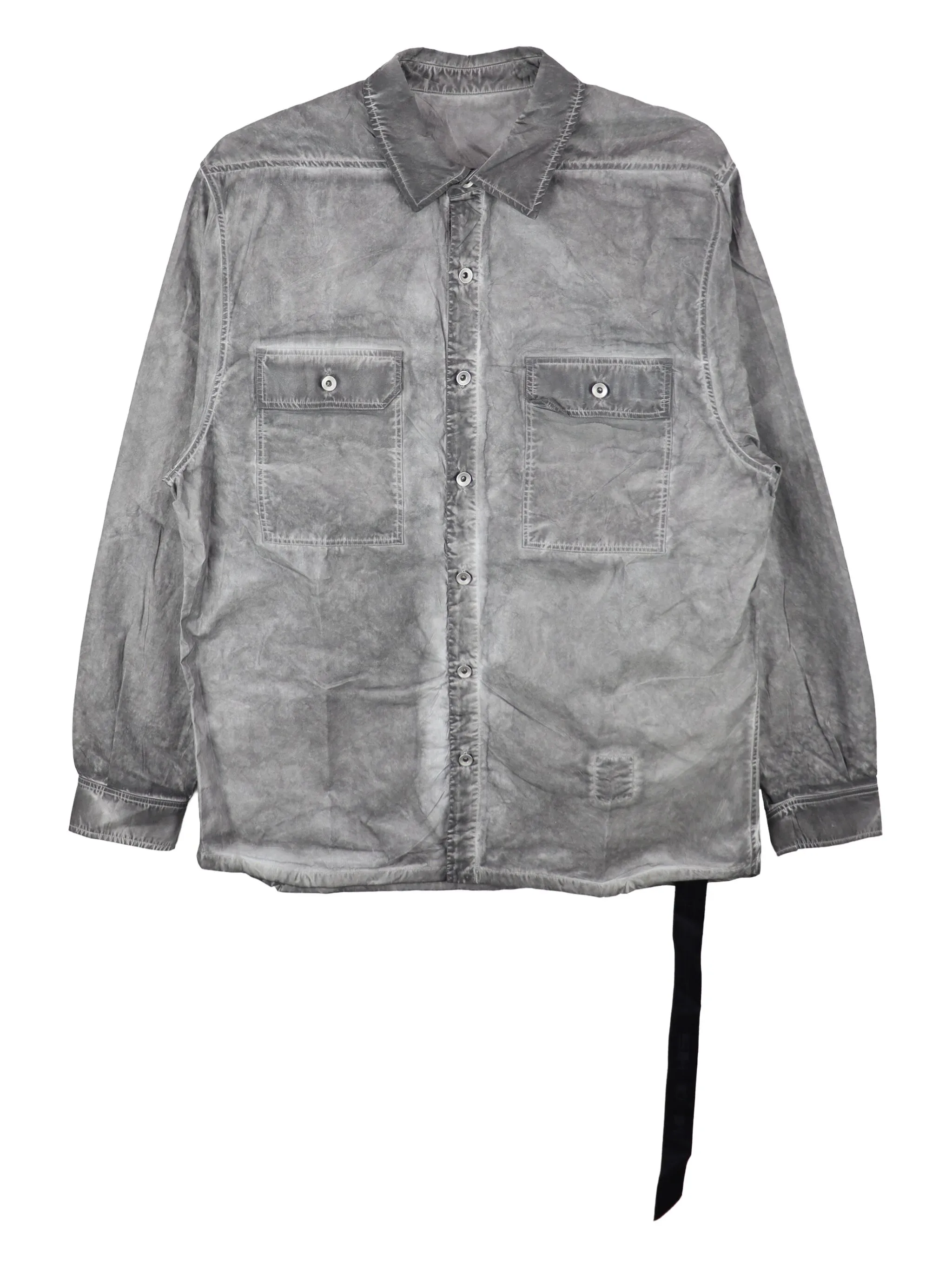 

Рубашка Jumbo с карманами Rick Owens Drkshdw, серый