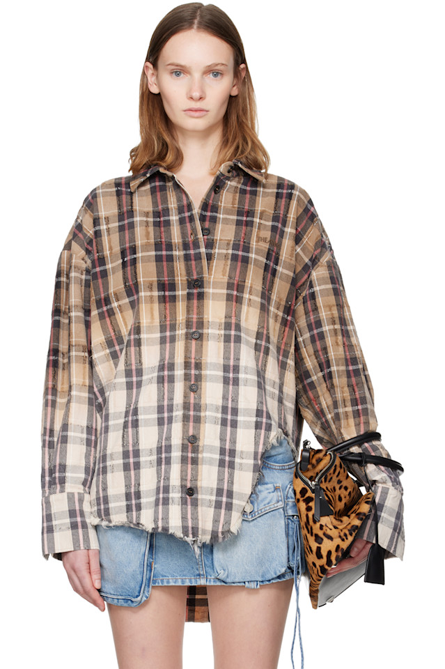 

The Attico Бежевая рубашка Дианы