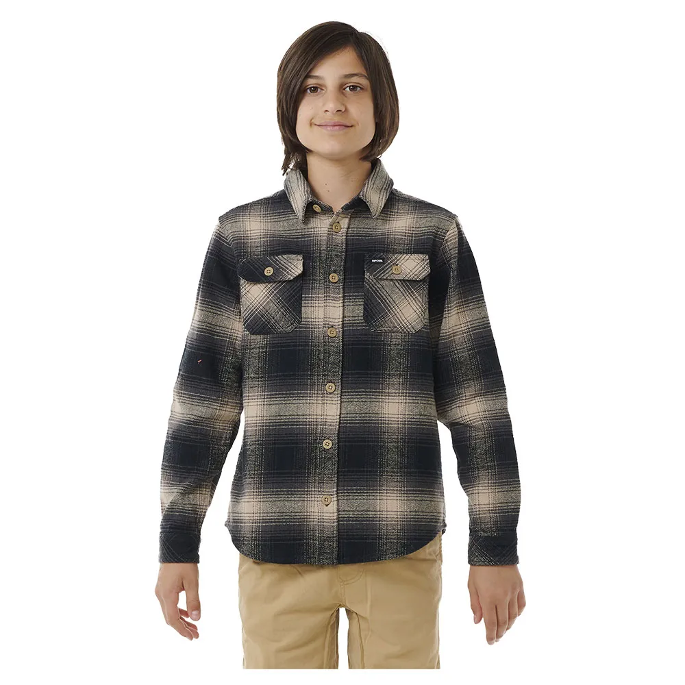 

Рубашка с длинным рукавом Rip Curl Count Flannel, черный