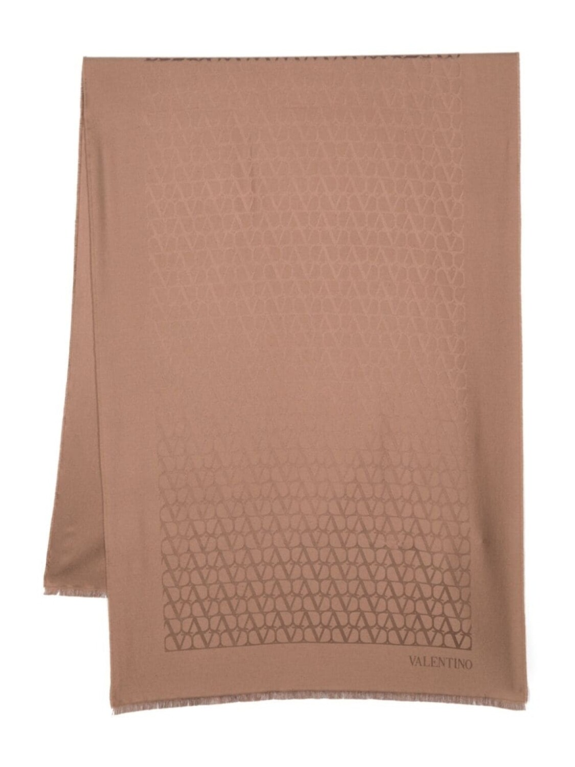 

Valentino Garavani шарф Toile Iconographe, коричневый