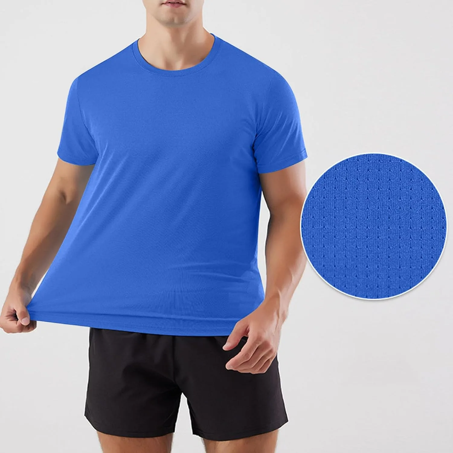 Мужская футболка для тренировок Loose Fit Quick Dry Moisture Wicking — фото 2