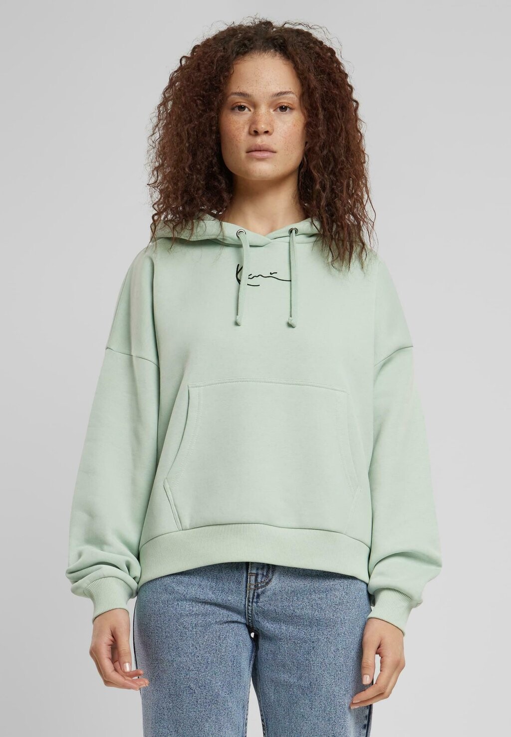 

Толстовка SMALL SIGNATURE ESSENTIAL OS Karl Kani, цвет light mint