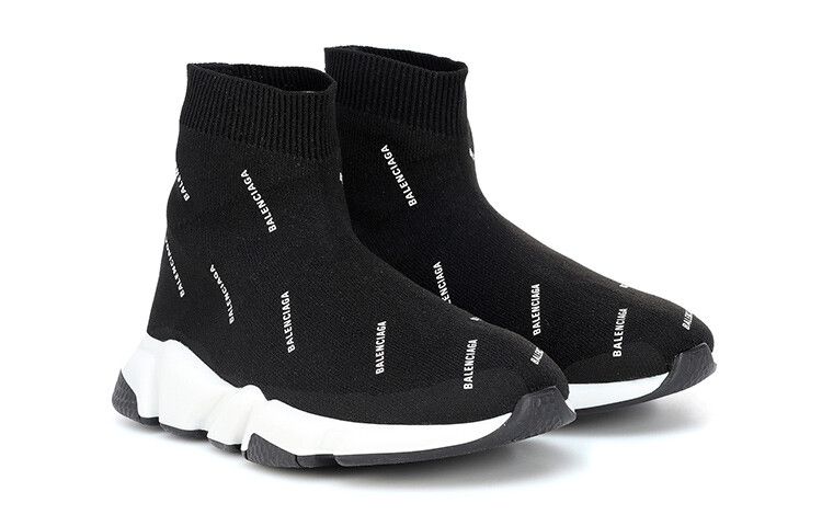 Кроссовки Balenciaga Speed ​​1.0 Kids, черный — фото 3
