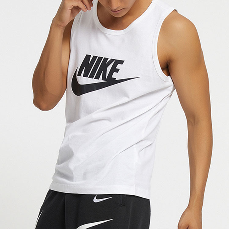 Топ Nike AS Men's Nike Sportswear TANK ICON FUTURA White — фото 4