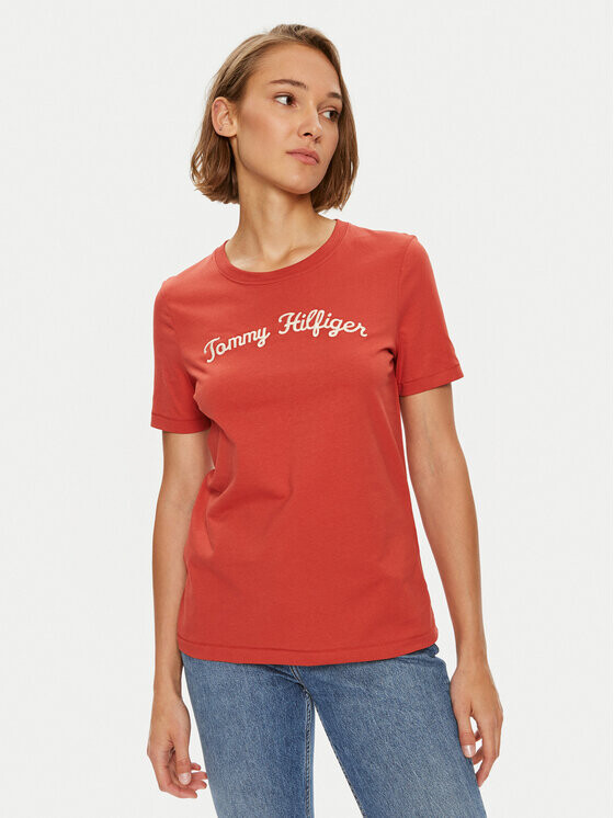 

Футболка стандартного кроя Tommy Hilfiger, красный