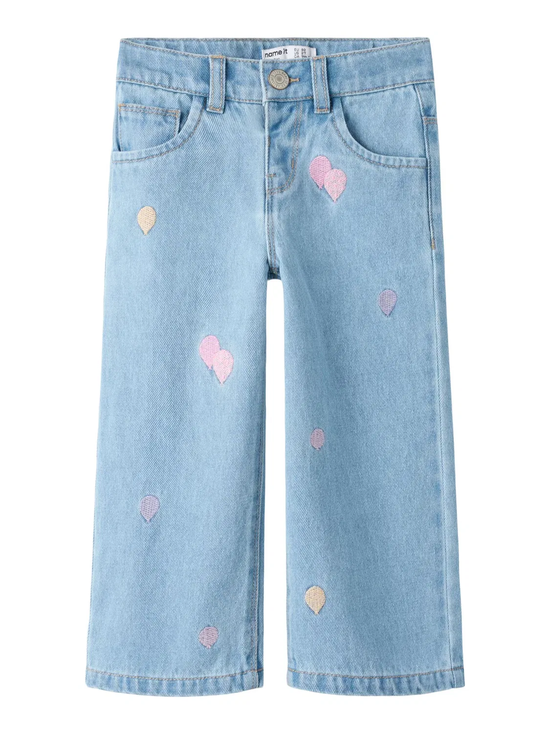 Джинсы с широкими штанинами Name It, Blue Denim
