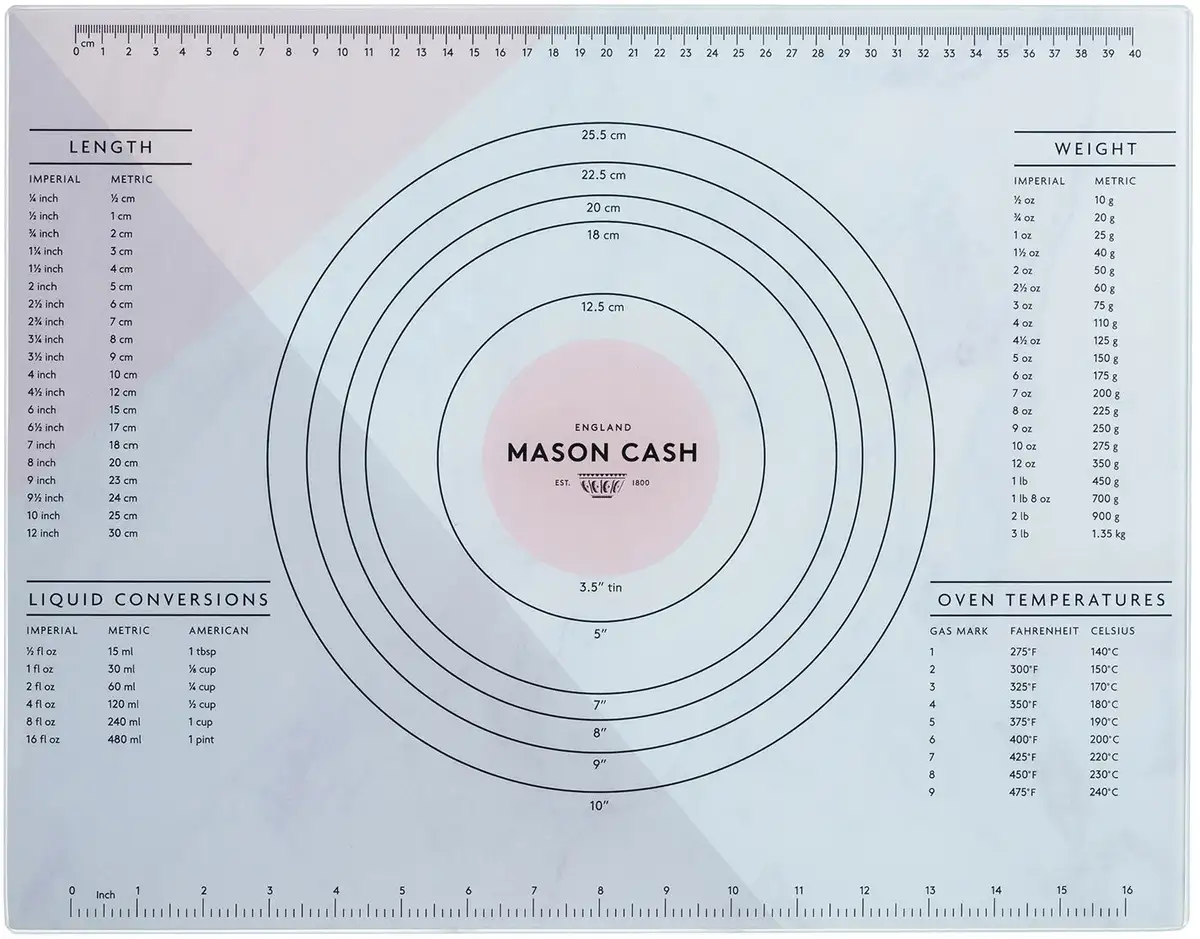 

Противень для выпечки Mason Cash, (1 шт.), стекло, с разными единицами измерения 35х45 см, белый