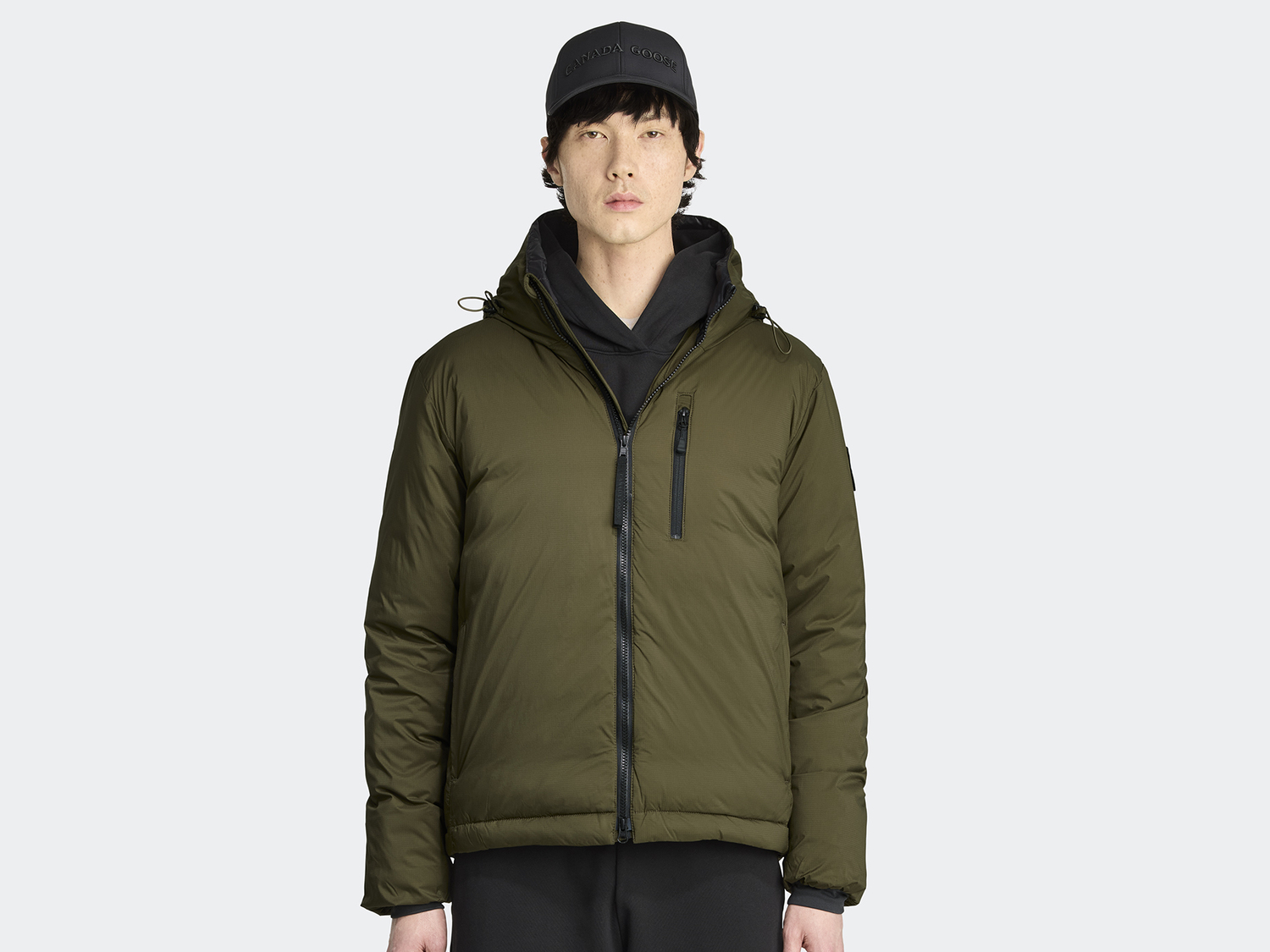 

Худи Canada Goose Lodge Black Label, Military Green