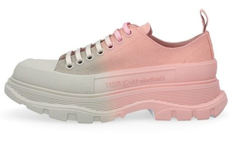 Кроссовки женские Alexander Mcqueen Tread Slick Lifestyle, серо-розовый