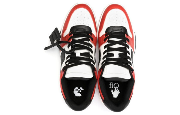 Кроссовки out of office low sneaker 'red white black' Off-White, красный — фото 4