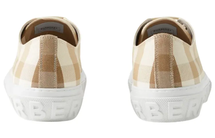 Кроссовки мужские Burberry, бежевый / белый — фото 4