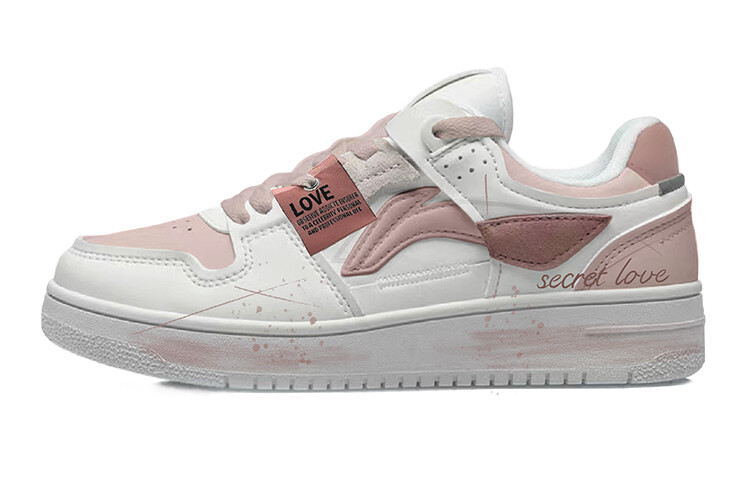 

Кроссовки LINING Skateboarding Shoes Women's Low-top Chalk White, белый