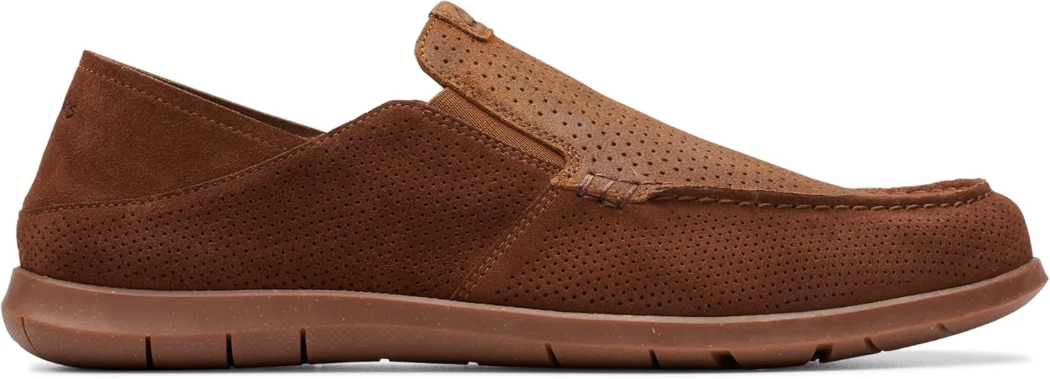 Мужские лоферы Clarks Flexway Easy, темно-коричневый — фото 2