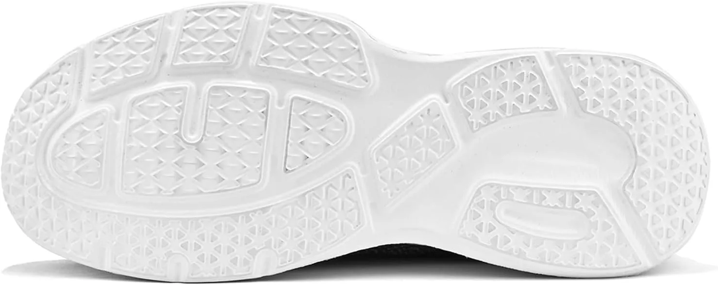 

Мужские сетчатые кроссовки JiuQing на шнуровке для бега, прогулок и спортзала, черный