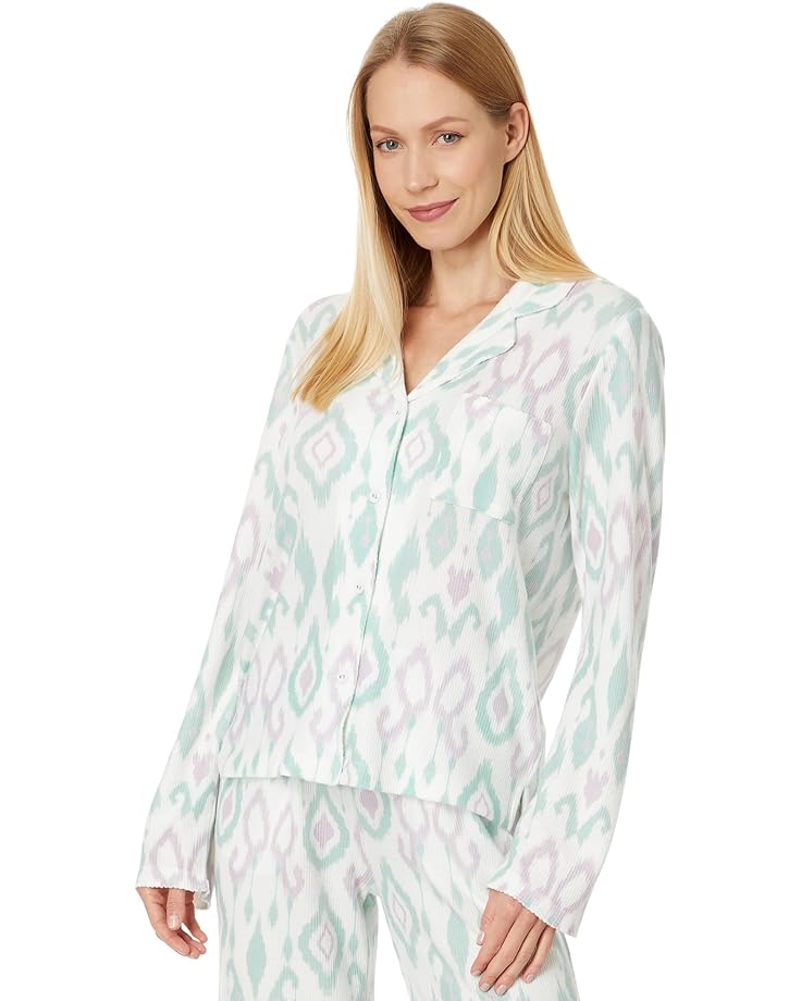 

Пижама P.J. Salvage Loungewear Ikat Watercolor Pajama Pj Set, цвет Seafoam