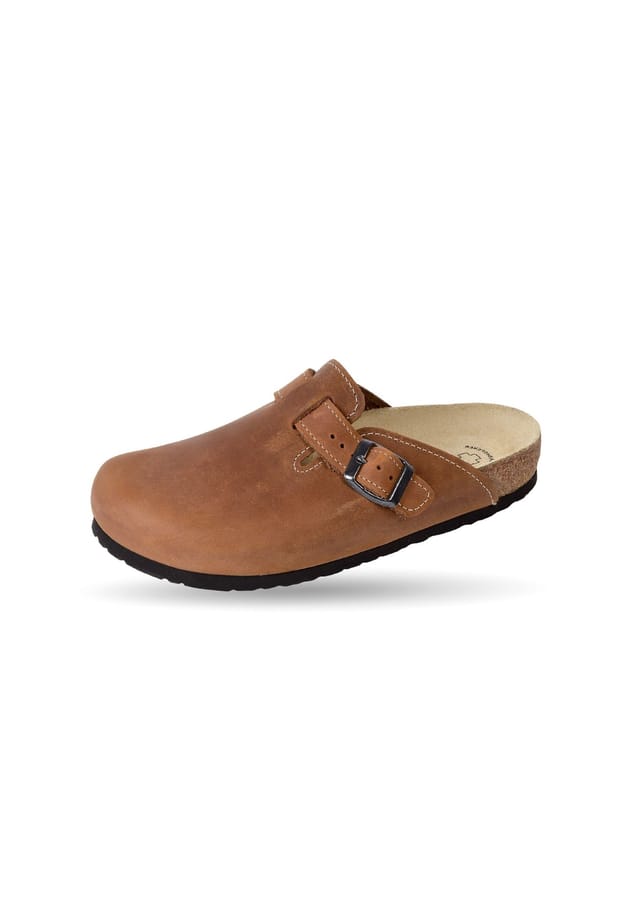 Органический оздоровительный сабо Schuhmode Weeger, коричневый