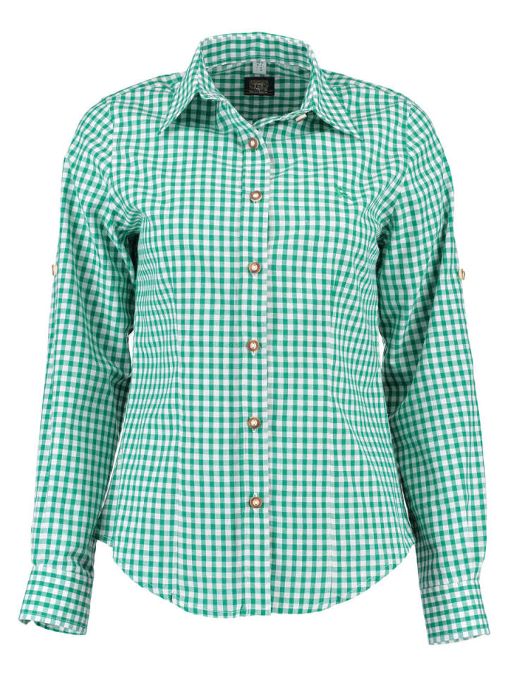 

Блузка Qorru традиционного зеленого цвета OS-Trachten