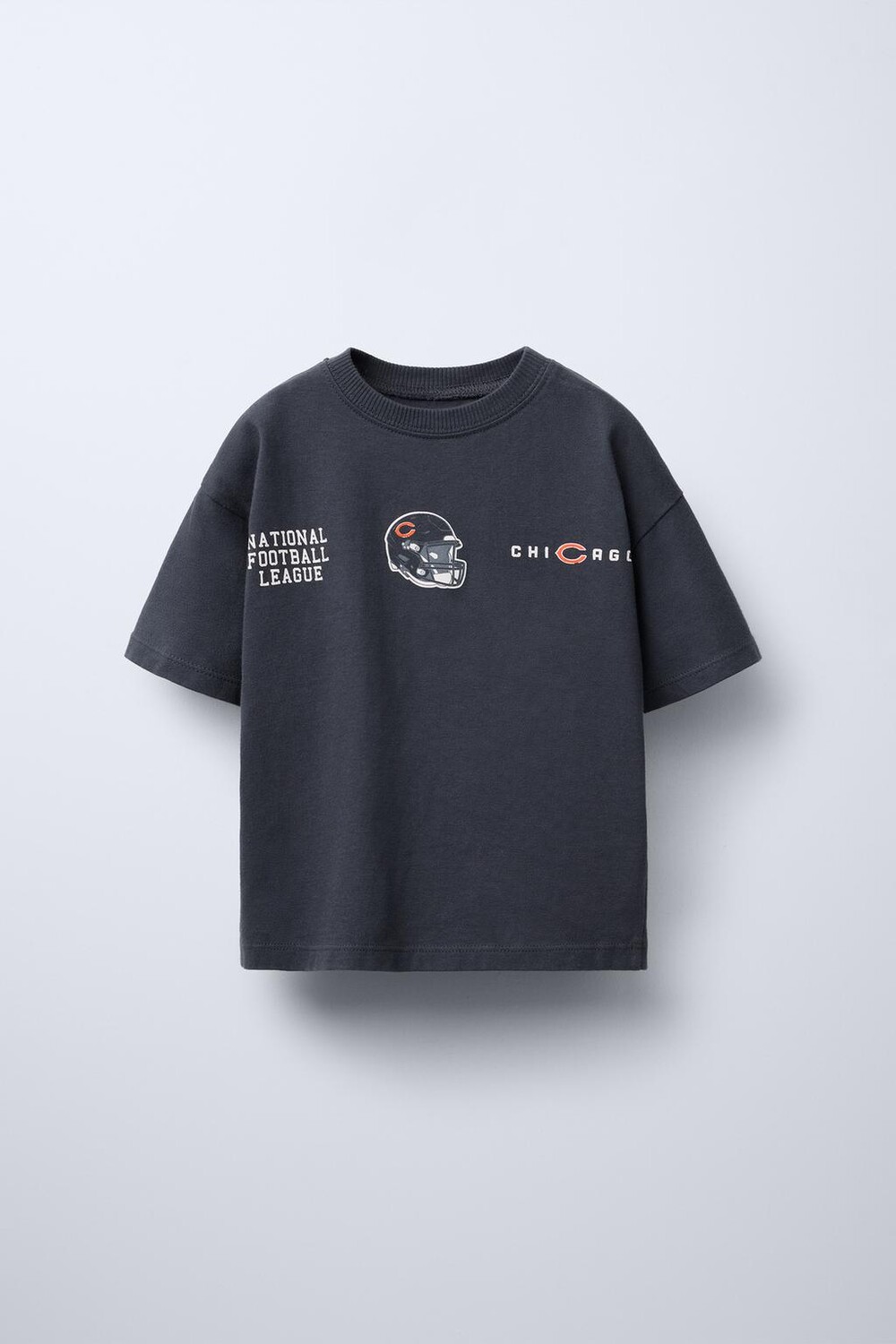 

Футболка chicago bears nfl ZARA, антрацитово-серый