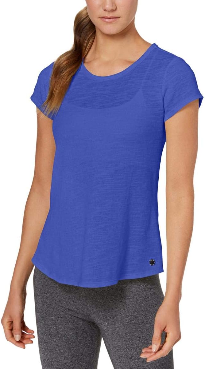 

Женская футболка Calvin Klein Slub Haci с перекрывающимися оборками на спине, Ultramarine, Синий, Женская футболка Calvin Klein Slub Haci с перекрывающимися оборками на спине, Ultramarine