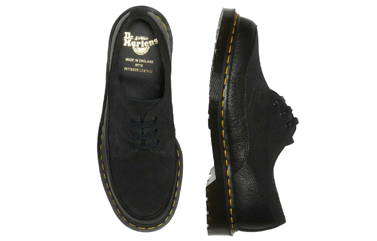 Полуботинки Dr.Martens 1461 Guard Made In England Leather Lace Up 'Black' — фото 2
