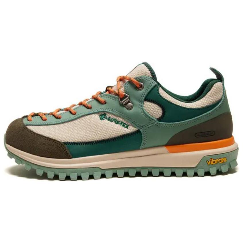 KOLON SPORT Низкие противоскользящие износостойкие треккинговые ботинки Camp, унисекс, зеленые