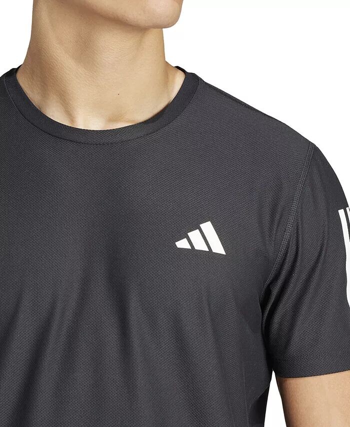Мужская влагоотводящая футболка Own The Run adidas, черный — фото 3
