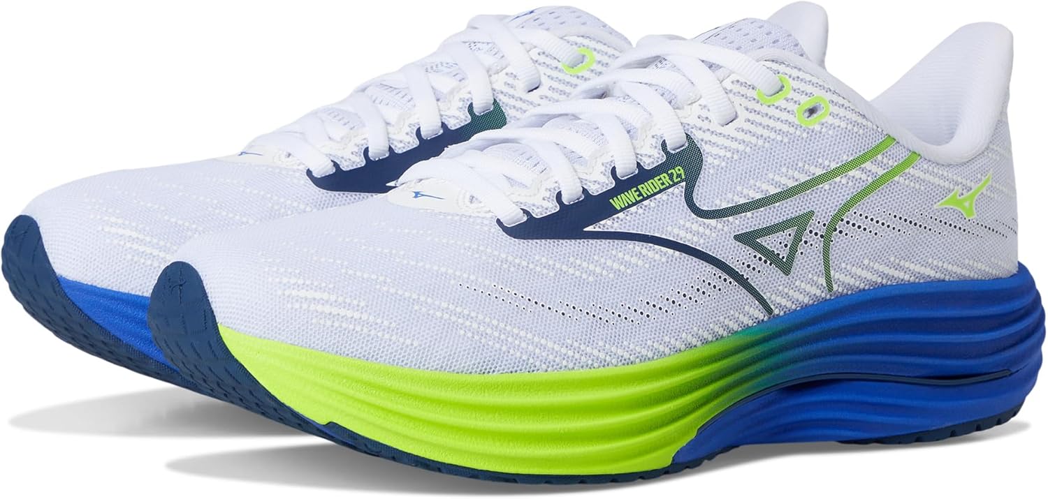 

Мужские кроссовки Mizuno Wave Rider 29 2e, белый/синий