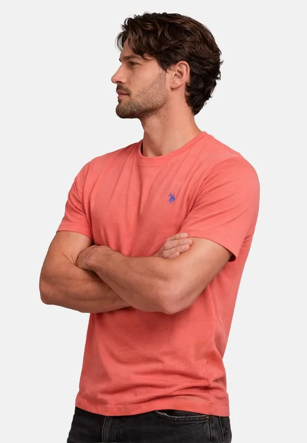 Базовая футболка uscooperr U.S. Polo Assn., Coral — фото 4