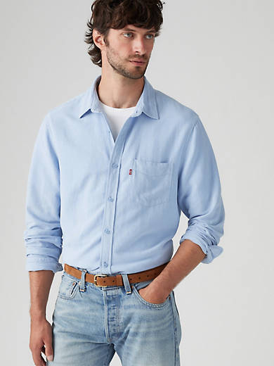

Узкий пояс Levi's, цвет Khaki Fields - White