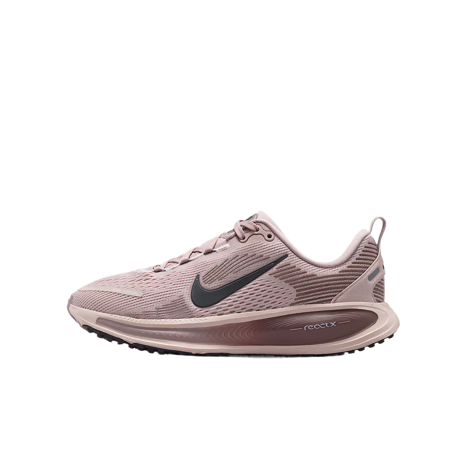 

Vomero 18 ткань дышащие низкие кроссовки для бега Kids' Nike, particle розовый красный/sandstone серый розовый/totem черный фиолетовый/серый черный