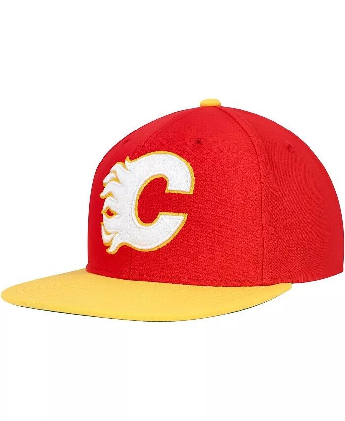 

Мужская красная бейсболка Mitchell Ness Calgary Flames Core Team Ground 2.0 Snapback Mitchell & Ness