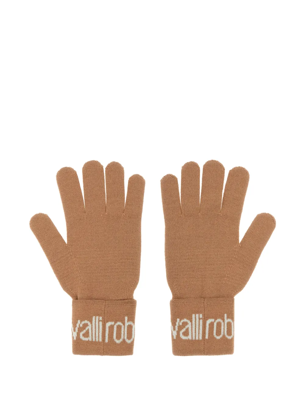 

Перчатки с логотипом Roberto Cavalli, коричневый