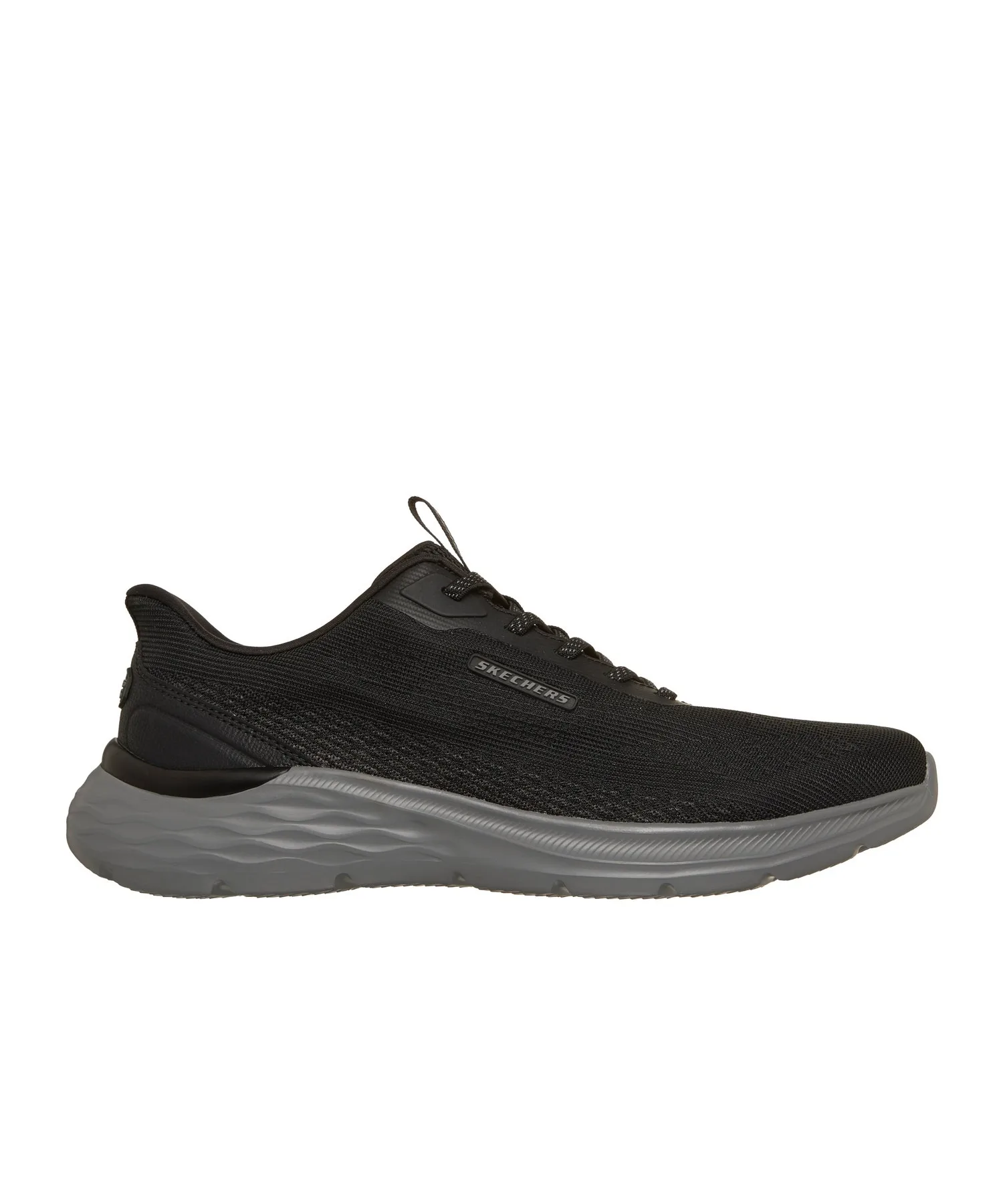 Мужские кроссовки без шнуровки Skechers Hands Free Slip-ins Relaxed Fit Garner Ellis черные — фото 4
