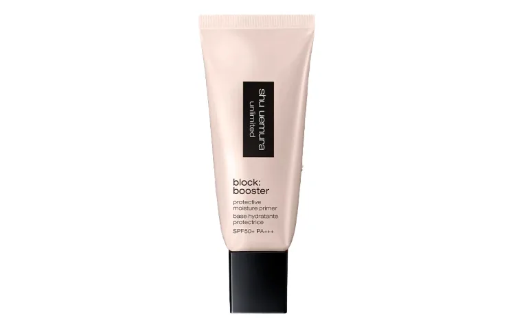 Shu Uemura Крем-праймер для защиты от солнца с камелотом в маленькой квадратной тубе 30 мл, Pink