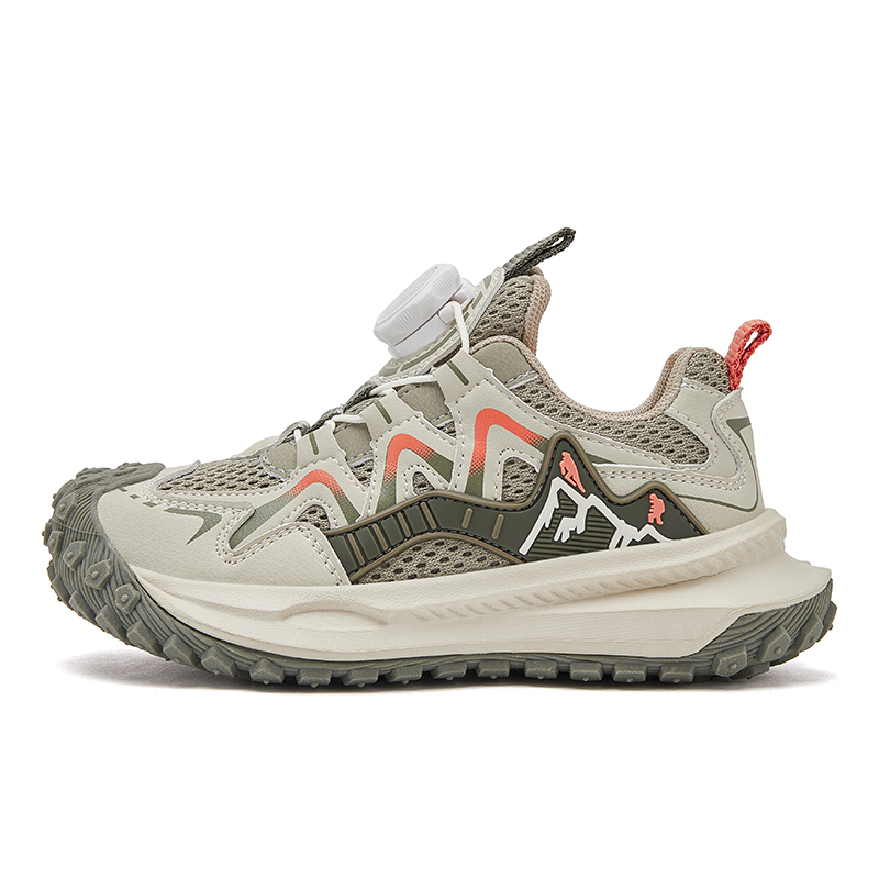 

Антискользящие износостойкие дышащие легкие амортизирующие детские повседневные кроссовки Kids' HOBIBEAR, светло-зеленый/белый