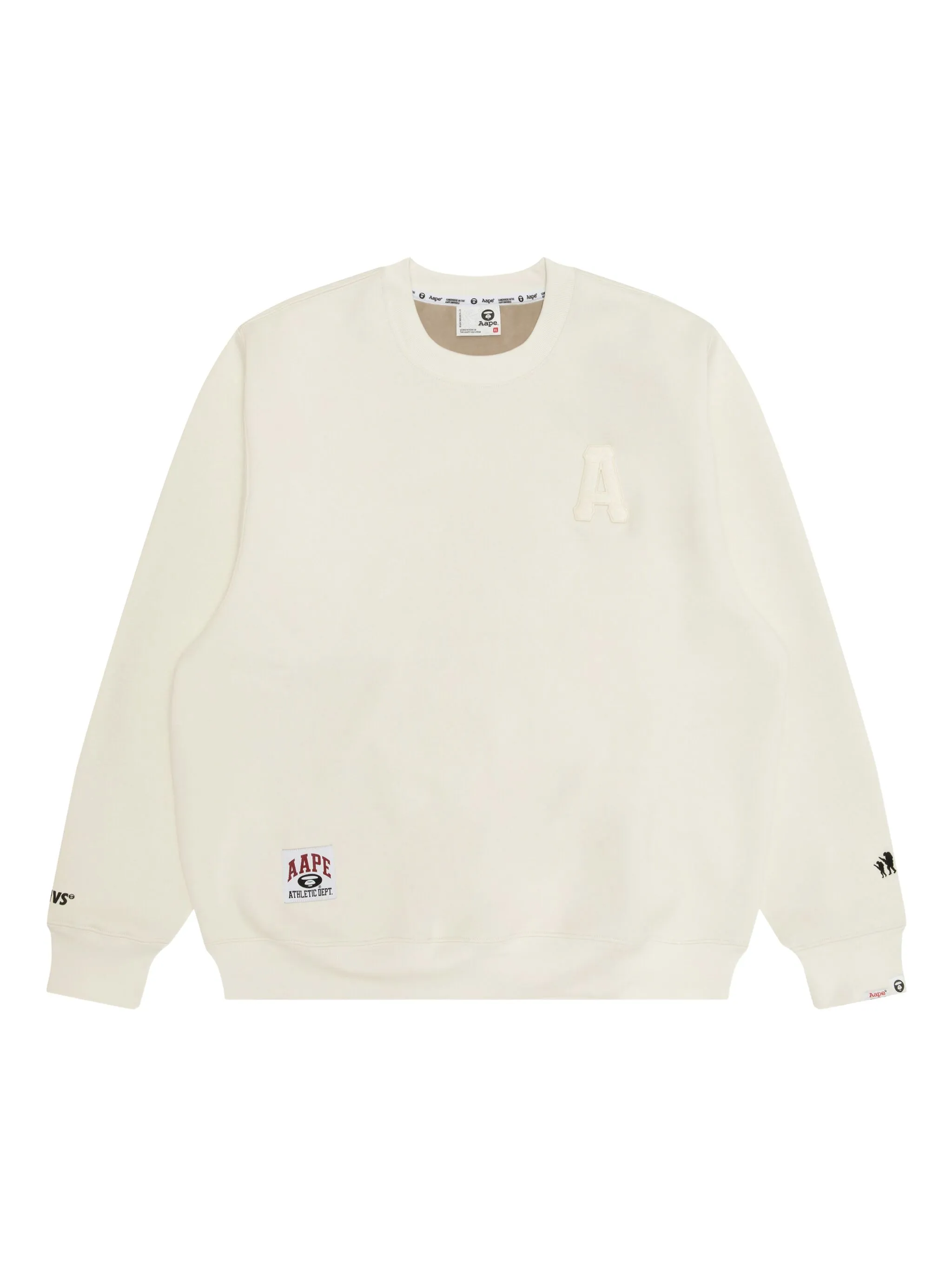 

Толстовка с аппликацией Aape By A Bathing Ape, нейтральный