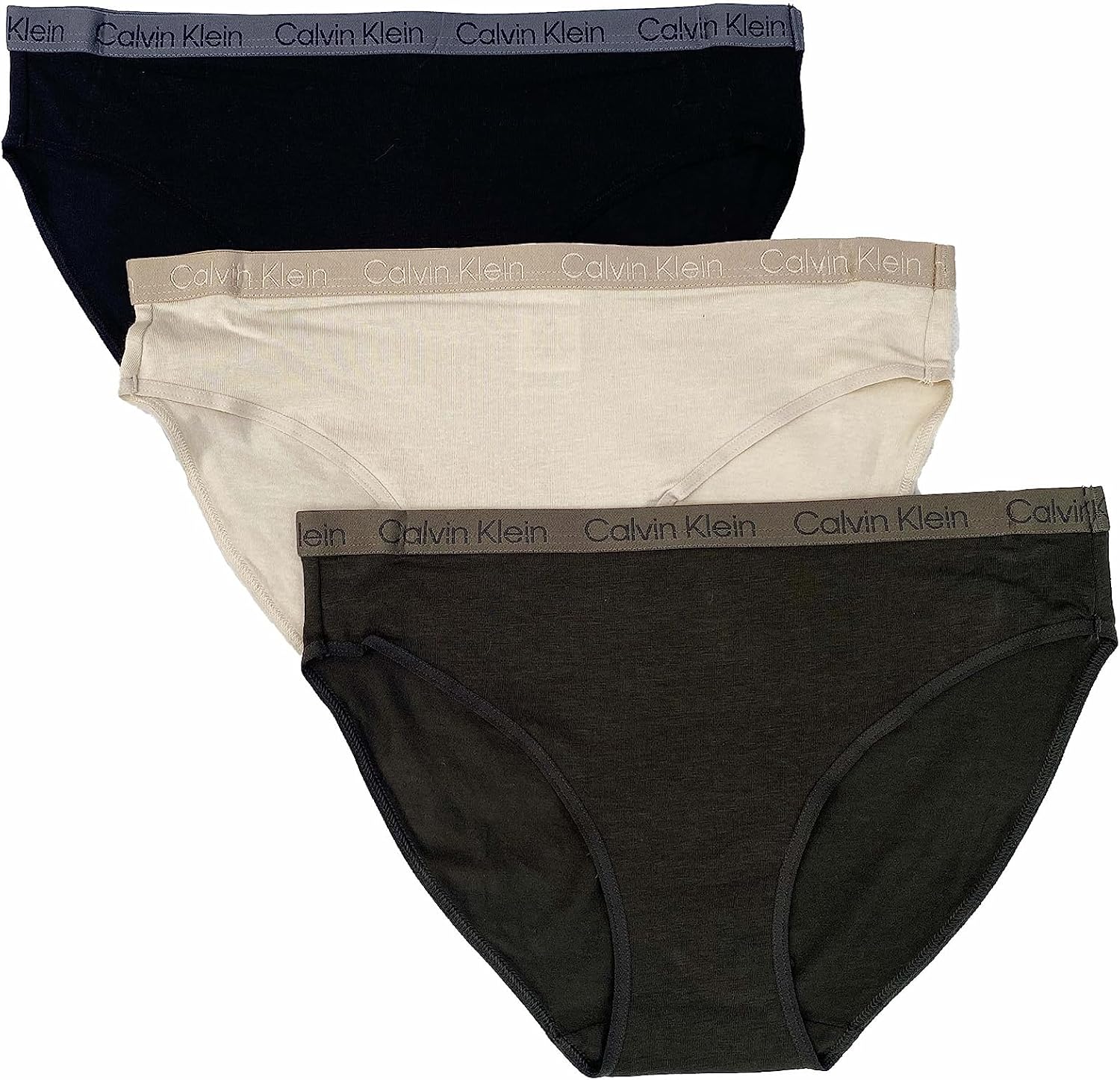 

Комплект из 3 женских бикини Calvin Klein из модальной смеси, B(Qp2936-210)/B