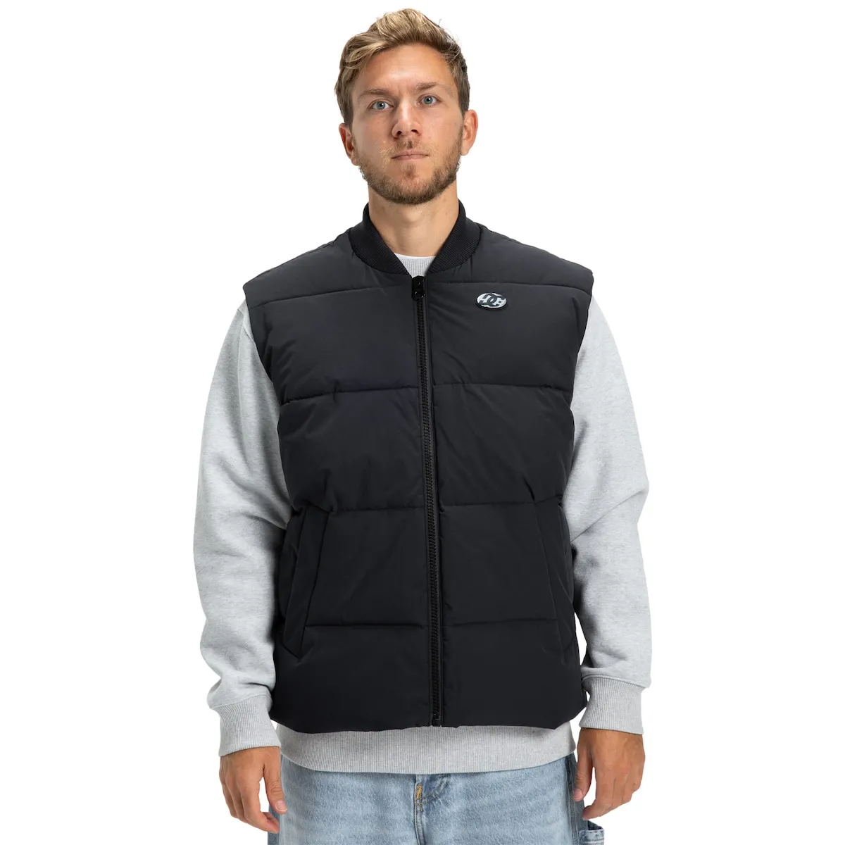 

Мужской жилет на молнии Rover Puffer DC Shoes, черный