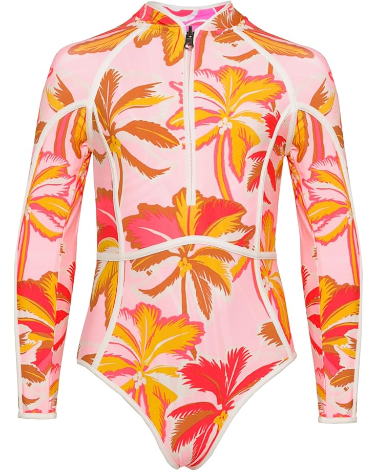 

Купальник Maaji Kids Moorea One-piece Swimsuit, цвет Pink Palms