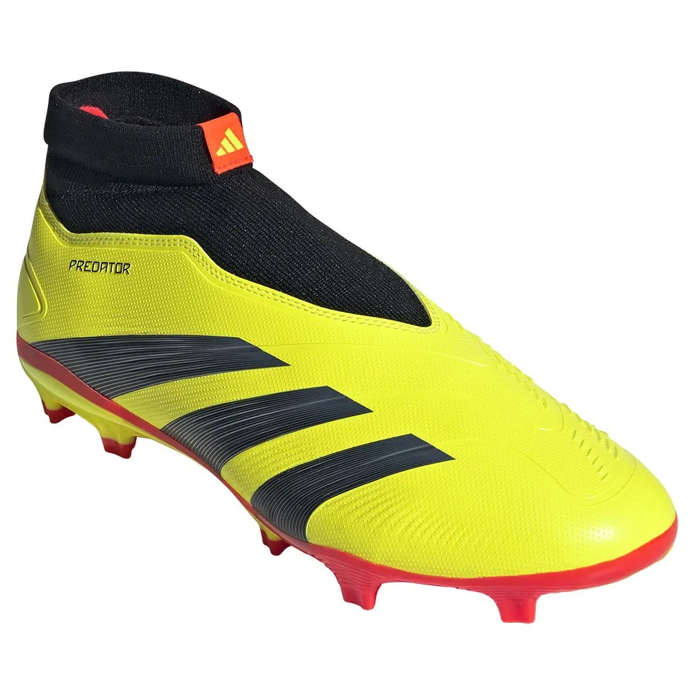 Футбольные бутсы adidas Predator League Laceless FG, желтый — фото 4