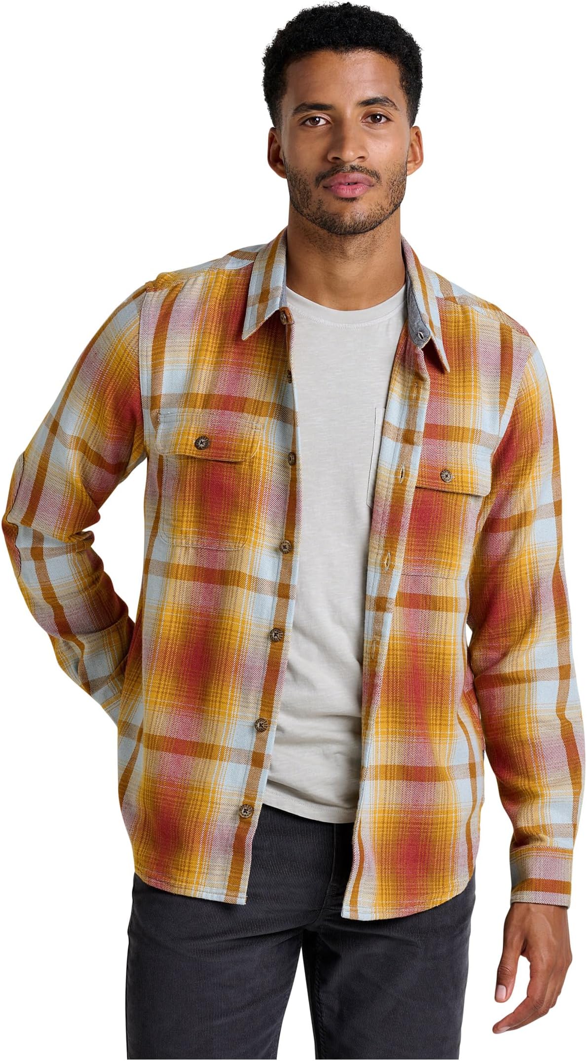 

Мужская рубашка Ranchero с длинным рукавом Toad&Co, Burnt Henna