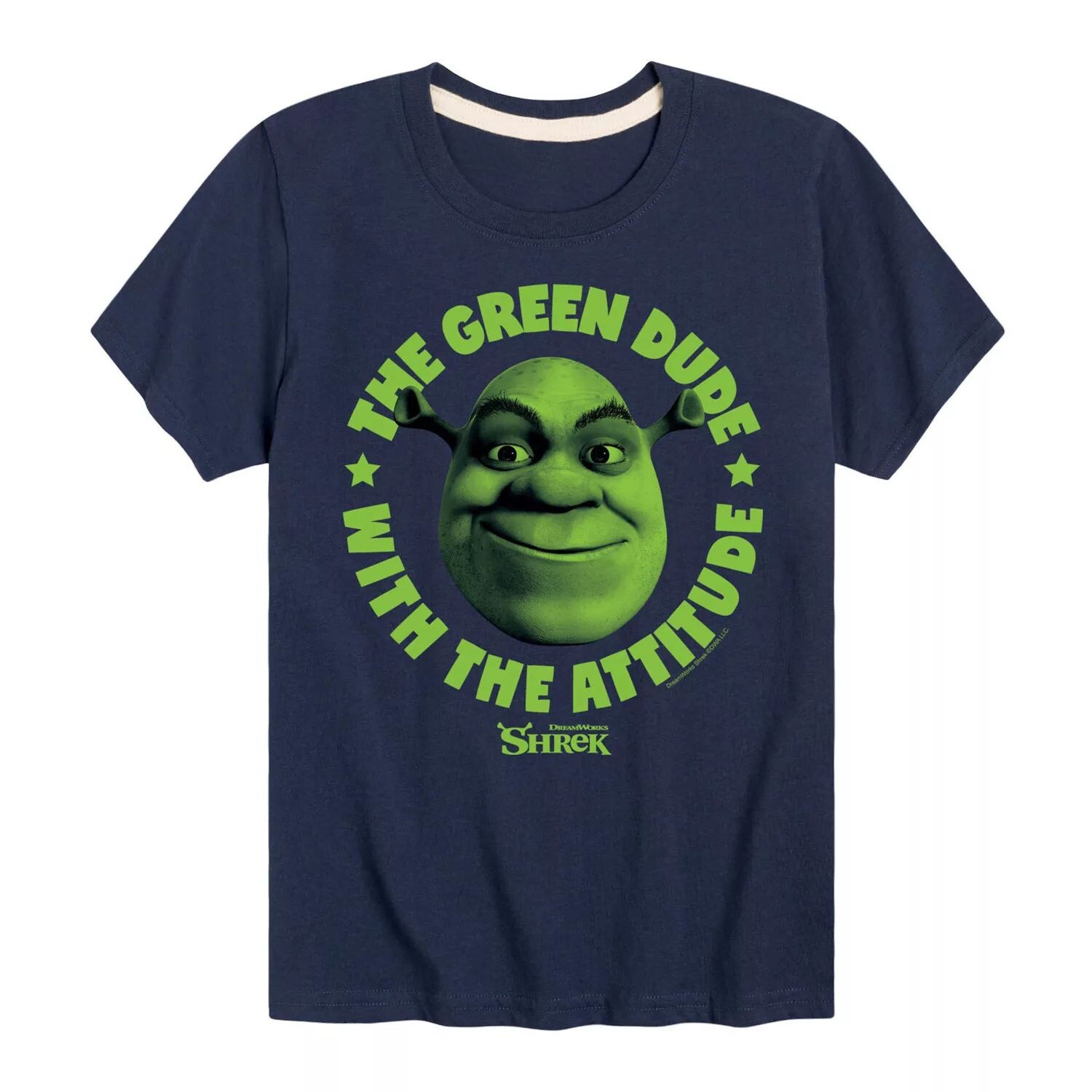 

Зеленая футболка с рисунком «Shrek Dude Attitude» для мальчиков 8–20 лет Licensed Character, синий, Зеленый, Зеленая футболка с рисунком «Shrek Dude Attitude» для мальчиков 8–20 лет Licensed Character, синий