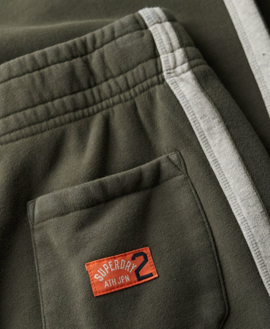 Брюки свободного кроя Superdry Essential, пастельно-зеленый/темно-зеленый — фото 4